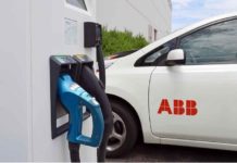 ABB electric vehicle charger